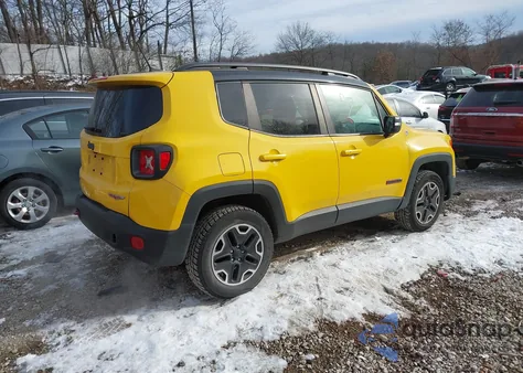2017 Jeep Renegade Trailhawk 4X4 из США, поврежденный, VIN ZACCJBCB6HPF22771